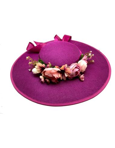 PAMELAS PARA BODAS Y EVENTOS COLOR BUGAMBILLA Y FLORES ROSA PALO