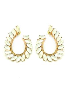 PENDIENTES DE BISUTERIA FINA AZULES MUY ELEGANTES