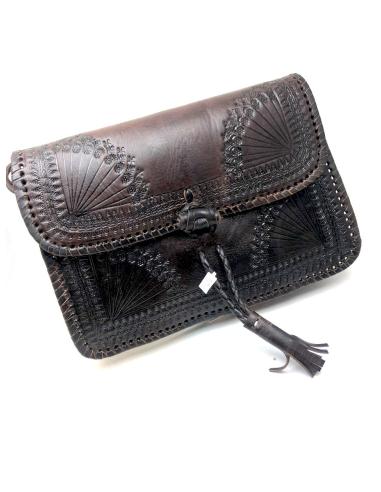 BOLSOS PIEL HECHOS A MANO DECORADO