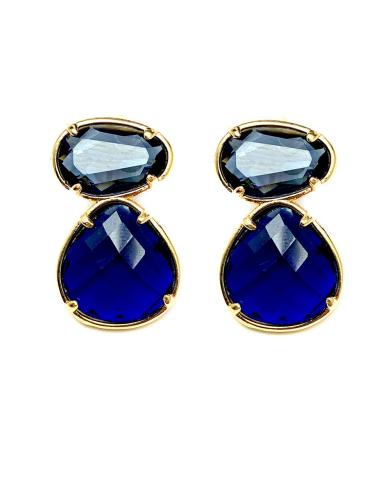 PENDIENTES DE BISUTERIA AZULES A BUEN PRECIO