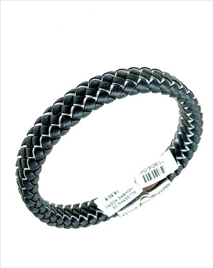 PULSERAS DE HOMBRE CUERO TRENZADO CON...