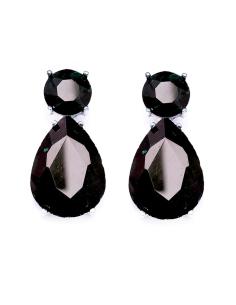 PENDIENTES DE FIESTA BERENJENAS DE BISUTERIA PARA TU VESTIDO