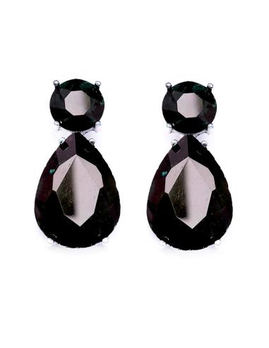 PENDIENTES DE FIESTA BERENJENAS DE BISUTERIA PARA TU VESTIDO