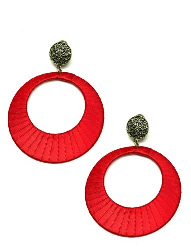 PENDIENTES PARA TRAJE DE FLAMENCA ROJOS