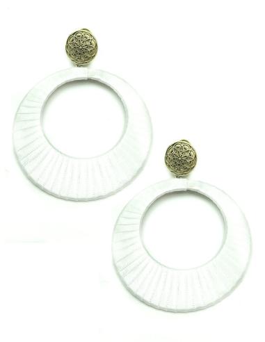 PENDIENTES PARA TRAJE DE FLAMENCA BLANCOS