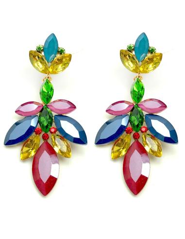 PENDIENTES DE BISUTERIA FINA COLORIDOS IDEALES PARA BODAS
