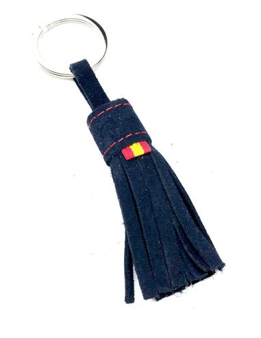LLAVEROS CON LA BANDERA DE ESPAÑA ORIGINALES CON BORLA
