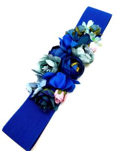 Imagen del producto CINTURONES DE FIESTA AZULONES CON BONITAS FLORES