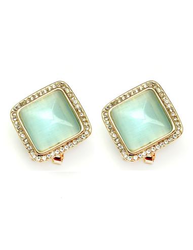 COMPRAR PENDIENTES BISUTERIA ELEGANTES COLOR  VERDE AGUA