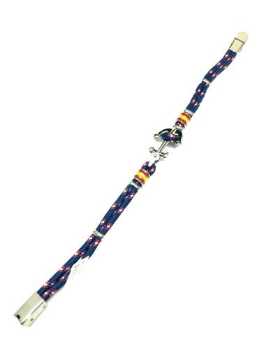 PULSERAS DE HOMBRE CON LA BANDERA DE ESPAÑA AZULES