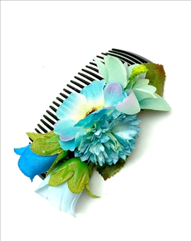 PEINETAS DE FLORES CON VISTOSOS COLORES 2