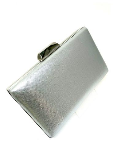 BOLSOS DE FIESTA PLATEADOS ELEGANTES Y COMODOS DE LLEVAR EN LA MANO