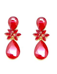 PENDIENTES DE BISUTERIA FINA ROJOS QUEDAN FABULOSOS