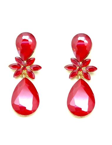 PENDIENTES DE BISUTERIA FINA ROJOS QUEDAN FABULOSOS