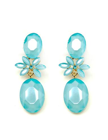 PENDIENTES DE BISUTERIA FINA AZULES QUE SIENTAN FENOMENAL
