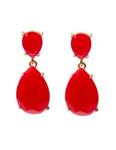 PENDIENTES ROJOS DE BISUTERIA PRECIO OFERTA MUY ECONOMICOS
