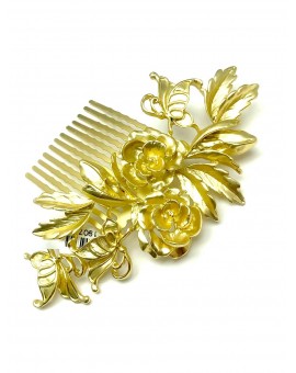 Imagen del producto TOCADOS BODAS Y PEINETAS DORADAS MUY FINAS