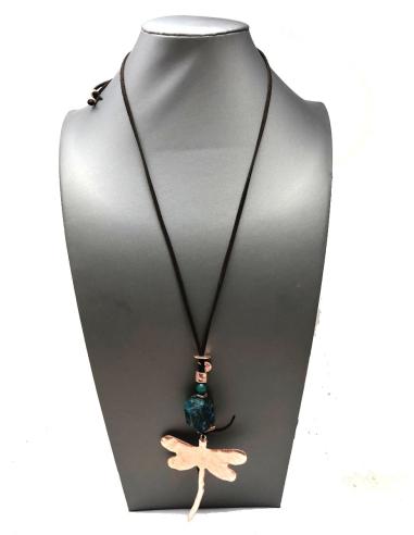 COLLARES LARGOS CON BONITO COLGANTE DE LIBELULA
