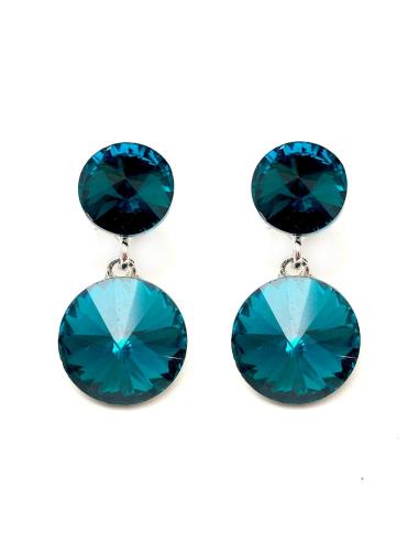 PENDIENTES DE BISUTERIA AZUL MAR CON LOS QUE ILUMINAR TU MIRADA