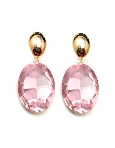 PENDIENTES LARGOS DE FIESTA ROSAS PARA UN LOOK ESPECTACULAR