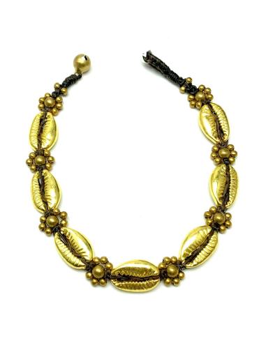 PULSERAS TOBILLERAS PARA MUJER DORADAS