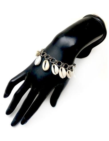 PULSERAS PARA MUJER PLATEADAS CON CONCHAS QUE TE ENCANTARAN