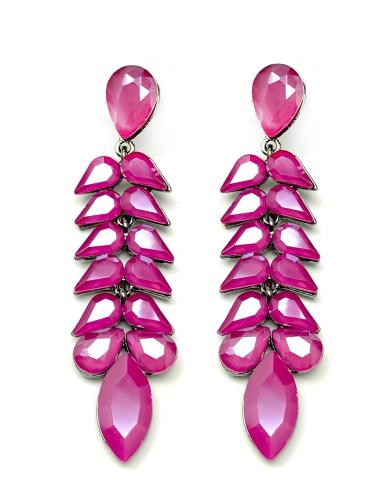 PENDIENTES FUCSIAS DE FIESTA IDEALES PARA LUCIR EN BODAS