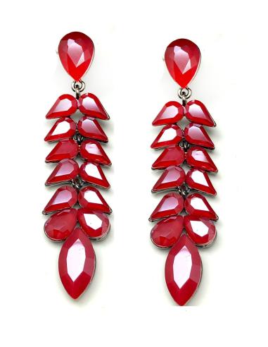 PENDIENTES ROJOS DE FIESTA IDEALES PARA LUCIR EN BODAS