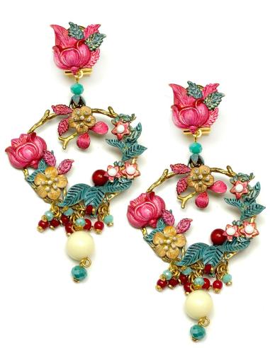 PENDIENTES LARGOS DE DISEÑO ALTA BISUTERIA