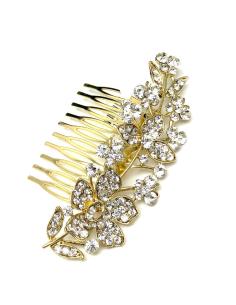 Imagen del producto PEINETAS DORADAS Y CRISTAL BRILLO PARA BODA VENTA ONLINE