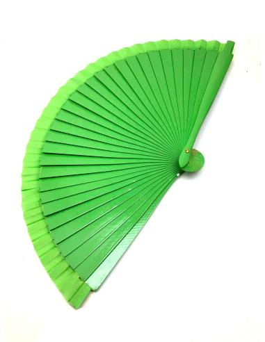 ABANICOS MADERA VERDES VENTA ONLINE