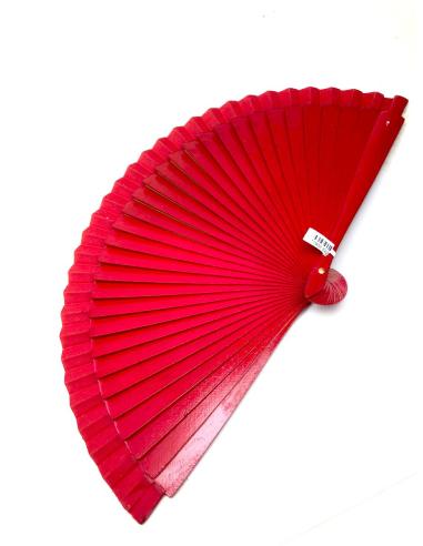 ABANICOS MADERA ROJOS PARA BOLSOS DE FIESTA