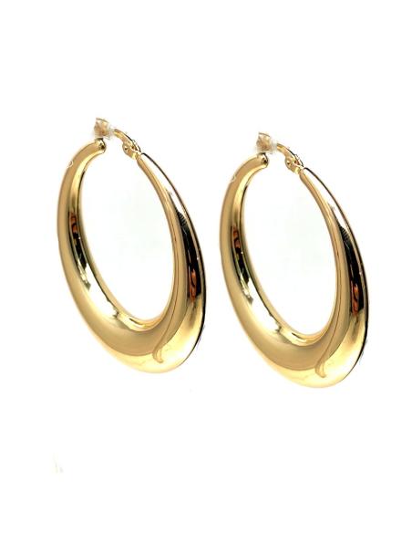 PENDIENTES DE ARO DORADOS ANCHOS
