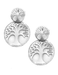 Imagen del producto PENDIENTES DE BISUTERIA PLATEADOS ARBOL DE LA VIDA VENTA ONLINE MADRID