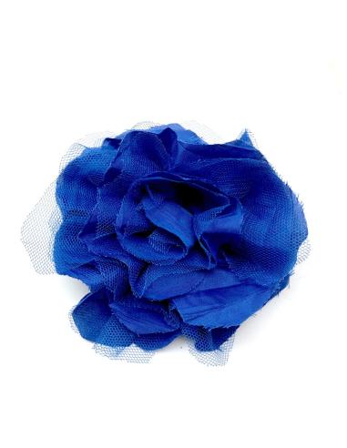 BROCHES DE FLORES PARA EL PELO AZULONAS\n