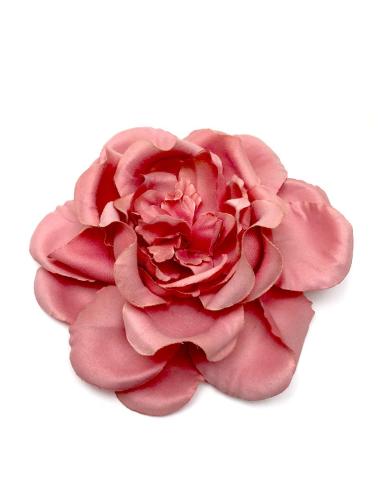BROCHES DE FLORES PARA EL PELO ELEGANTES ROSA MAQUILLAJE