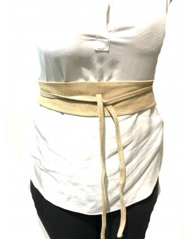 Imagen del producto FAJINES PARA MUJER BEIGE DE PIEL ANTE 