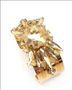 BRAZALETES DORADOS CON CRISTALES DE SWAROVSKI