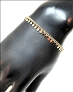 PULSERAS DE MUJER DE ACERO CON MEDALLAS DORADAS TENDENCIA