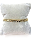 PULSERAS MUJER DE ACERO DORADAS CON ESTRELLAS MUY DE MODA