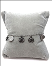PULSERAS DE MUJER DE ACERO CON MONEDAS VENTA MADRID Y ONLINE
