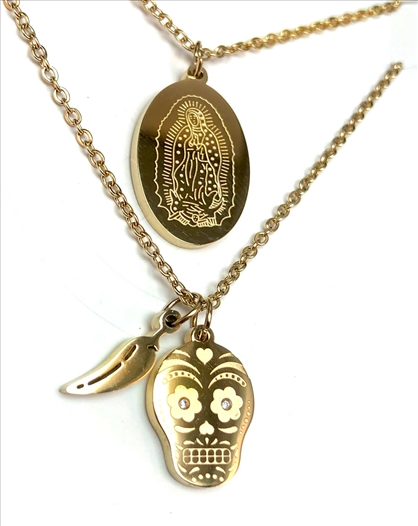 COLLARES DE MODA DE MUJER DE ACERO...