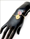 PULSERAS DE BISUTERIA FINA Y JOYERIA CON PIEDRAS ROSAS