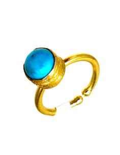 ANILLOS MUJER TURQUESAS CON PIEDRAS SEMIPRECIOSAS