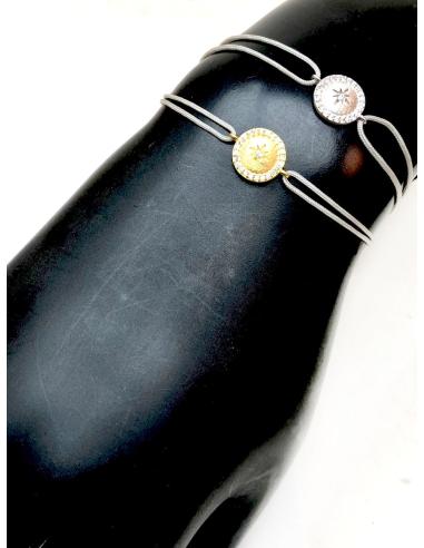 PULSERAS DE PLATA DE MUJER CON MEDALLA BISTUTERIA DE MODA