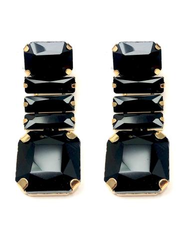 PENDIENTES LARGOS DE FIESTA NEGROS CON LOS QUE SERAS LA INVITADA PERFECTA EN BODAS Y EVENTOS