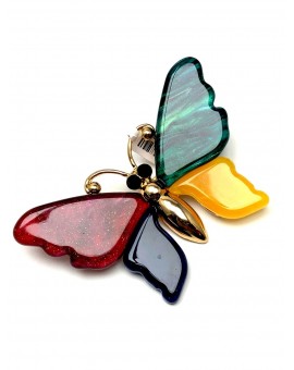 BROCHES DE MARIPOSA VISTOSA DE BISUTERIA VENTA ONLINE Y MADRID