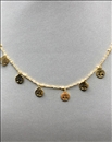 COLLARES DE BISUTERIA FINA CON ARBOLES DE LA VIDA DE ACERO DORADO