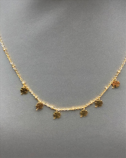 COLLARES DE BISUTERIA FINA CON TREBOL...