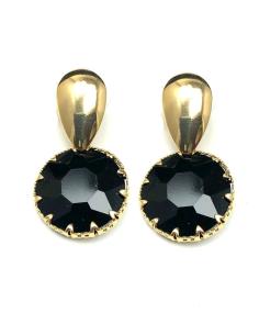 PENDIENTES DE MUJER DE BISUTERIA NEGROS COMPLEMENTOS ONLINE